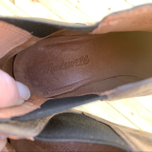 Madewell | Nico Gray Suede Flat Booties 7.5 - Picture 8 of 11